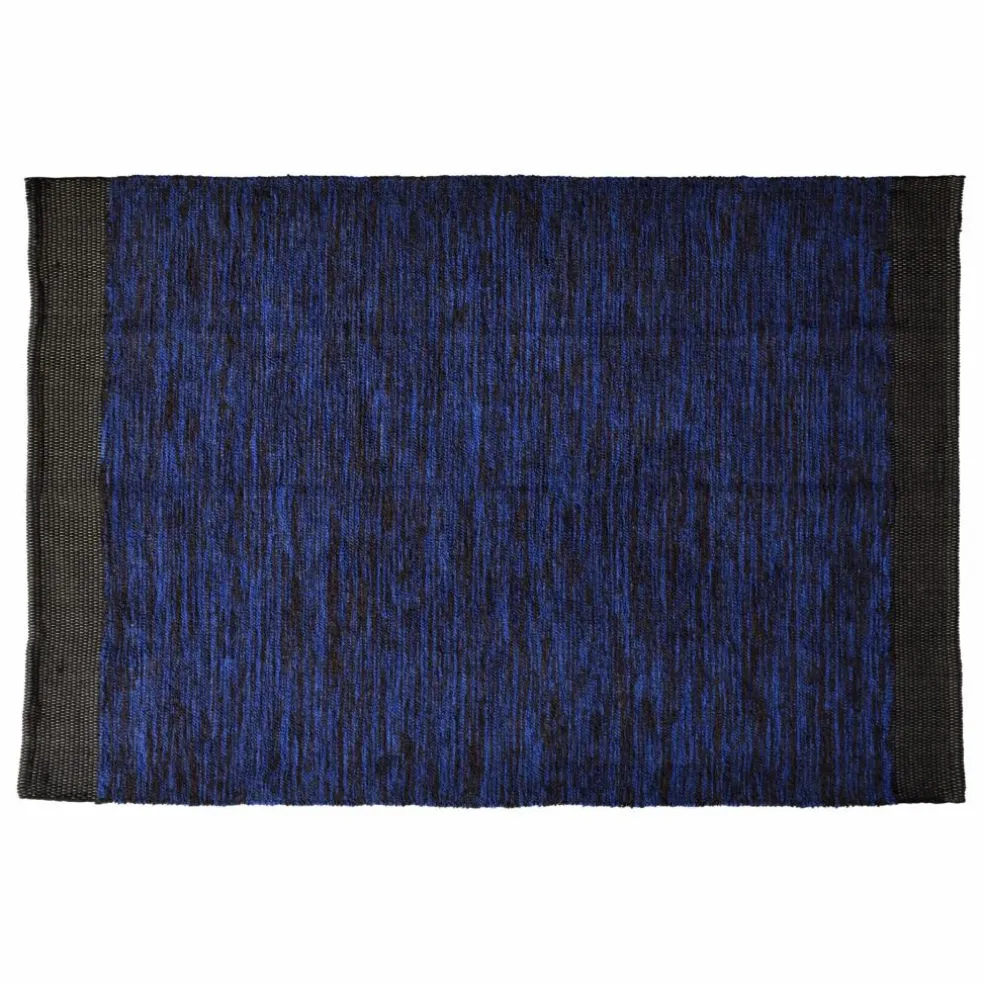 Paillasson en coton recyclé Matt | Bleu