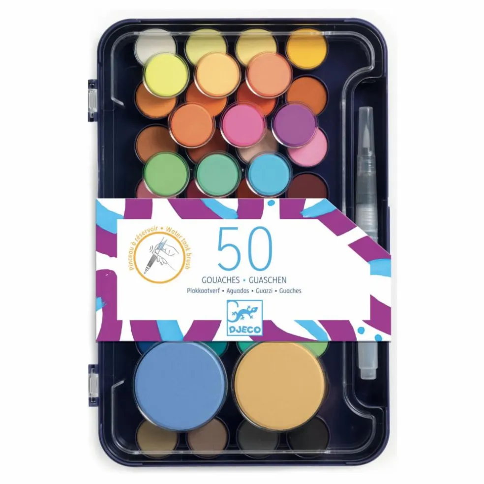 Palette d'artiste - gouaches