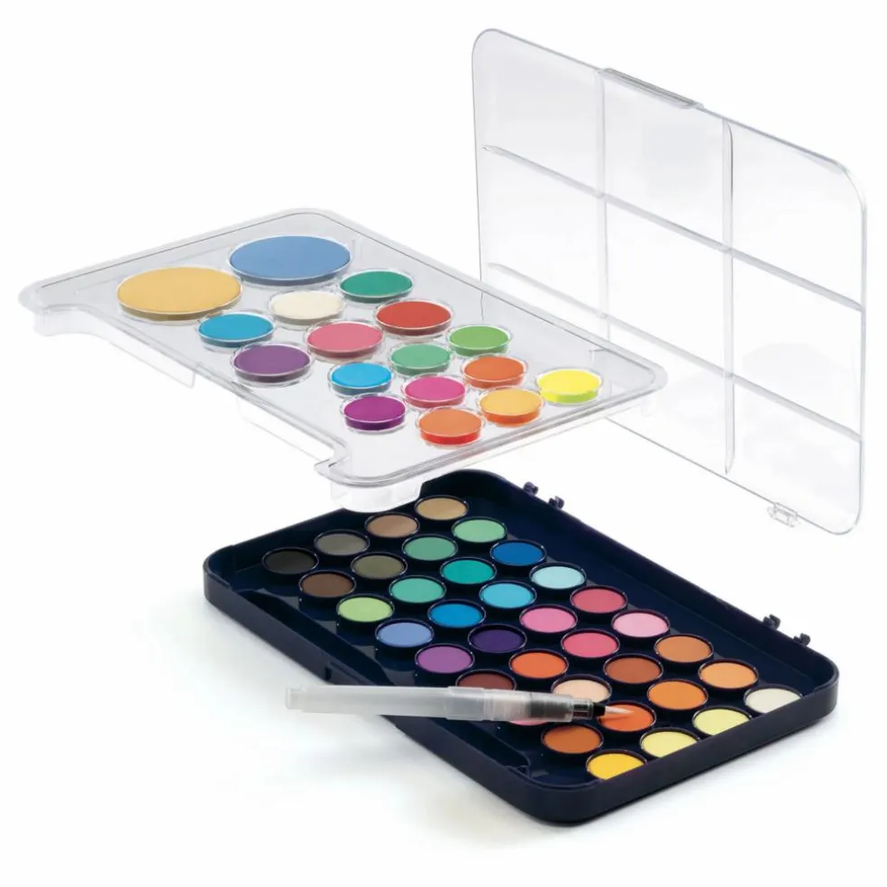 Palette d'artiste - gouaches