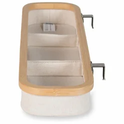 Panier à suspendre à compartiments pour table à langer | Beige