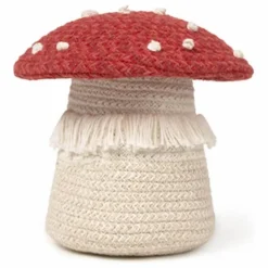 Panier de rangement Champignon | Rouge