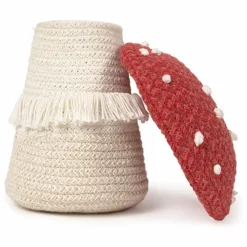 Panier de rangement Champignon | Rouge