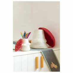 Panier de rangement Champignon | Rouge