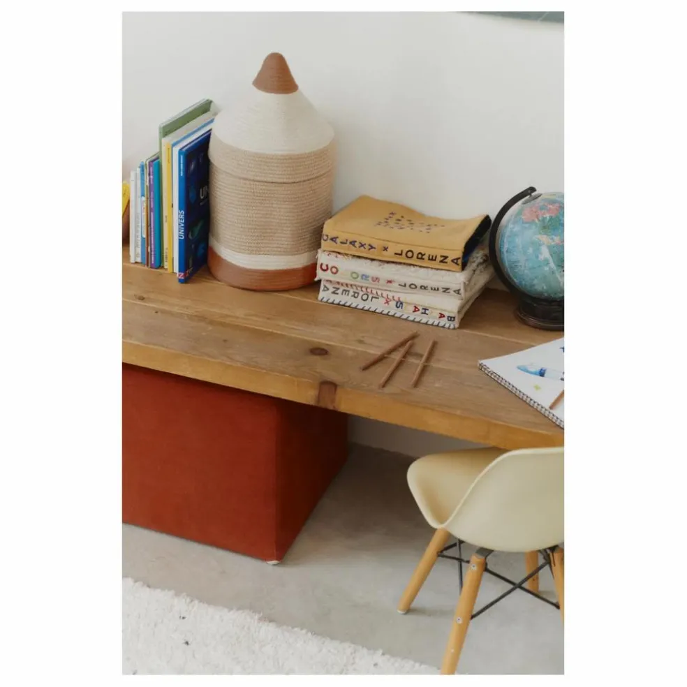Panier de rangement Crayon | Marron clair