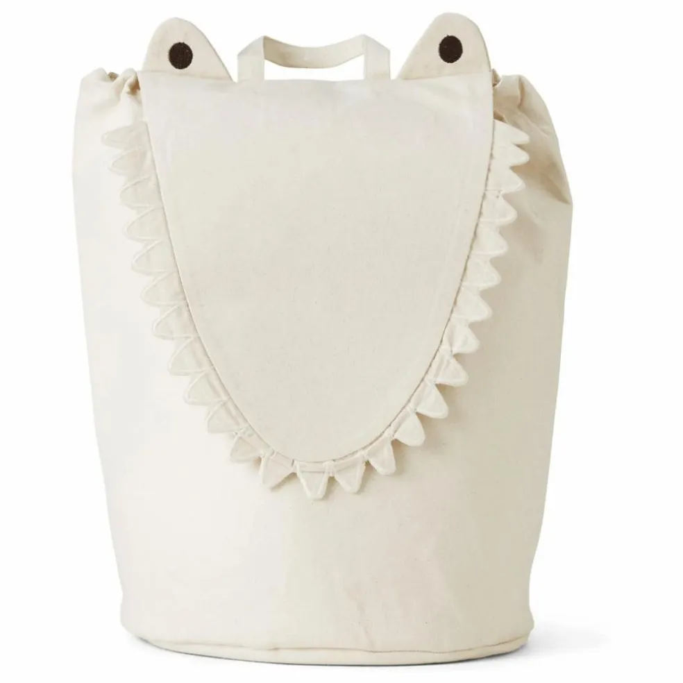 Panier de rangement Crocodile | Blanc