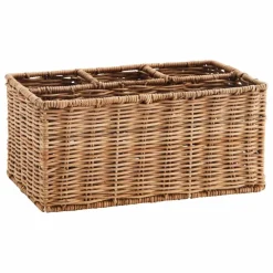 Panier de rangement en rotin