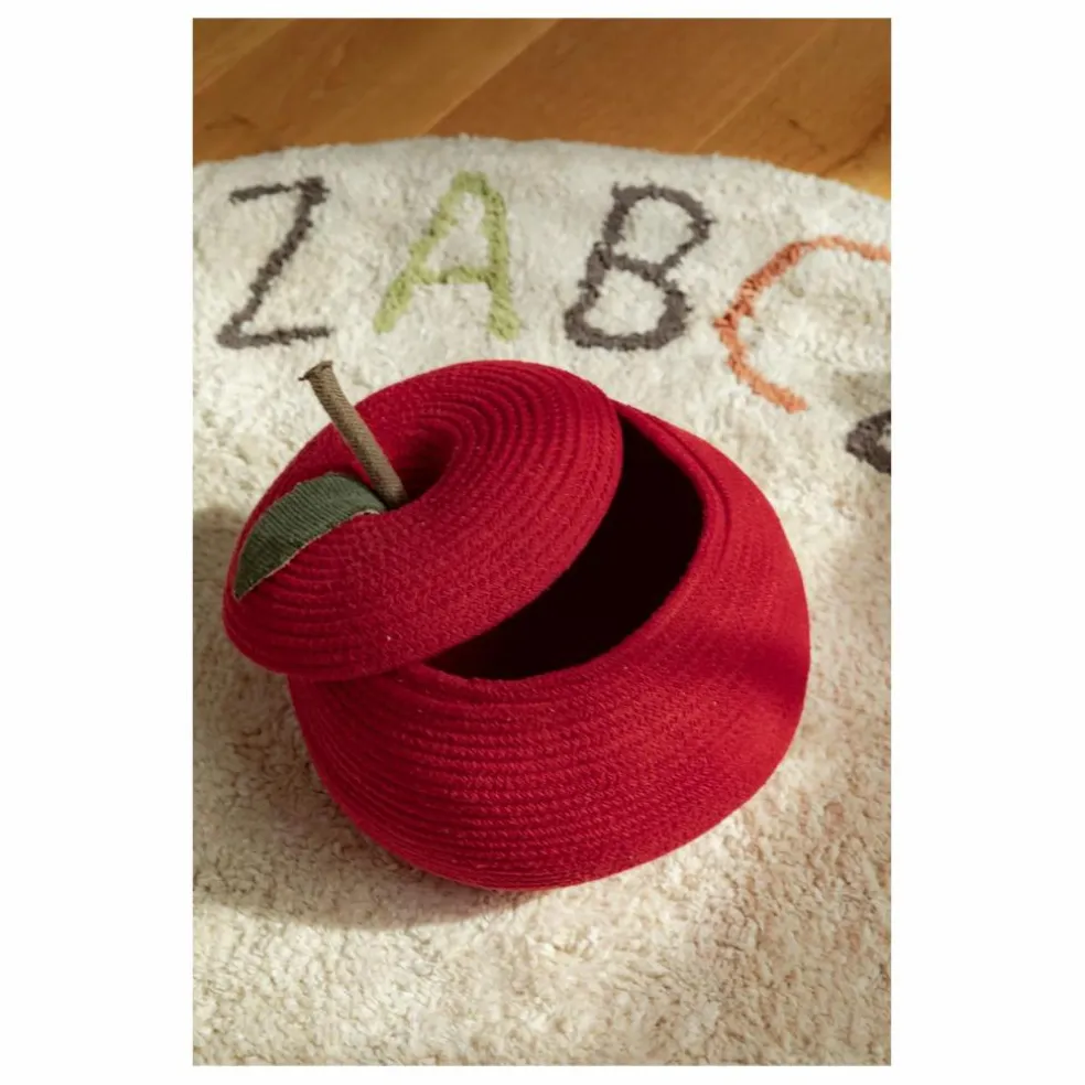 Panier de rangement Pomme | Rouge