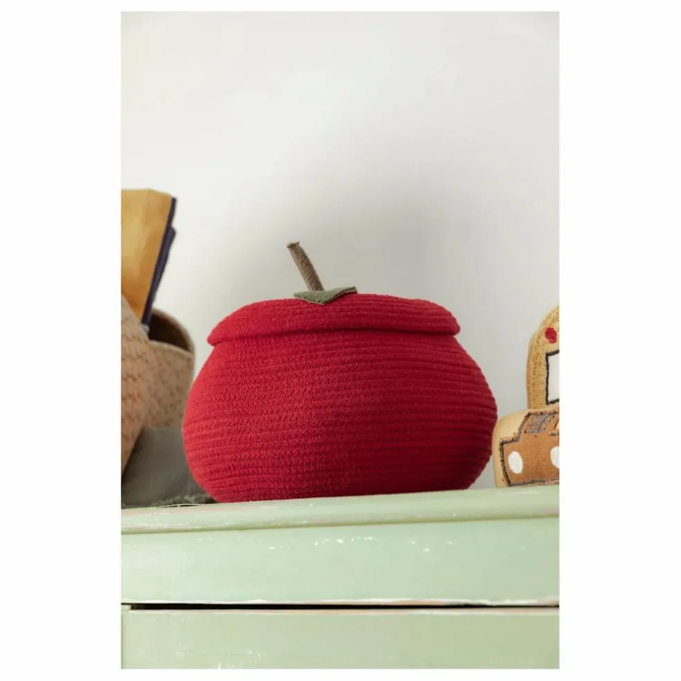 Panier de rangement Pomme | Rouge