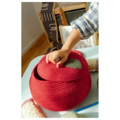 Panier de rangement Pomme | Rouge