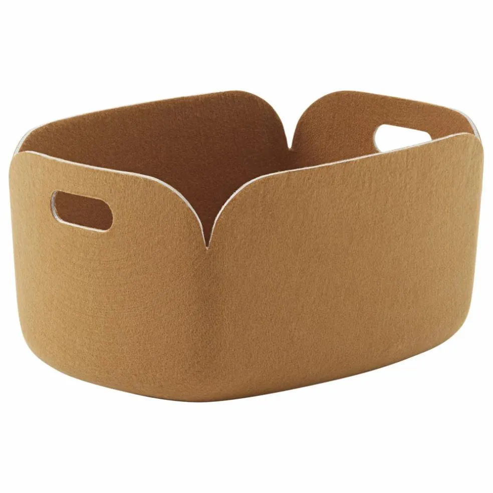 Panier de rangement Restore | Jaune moutarde