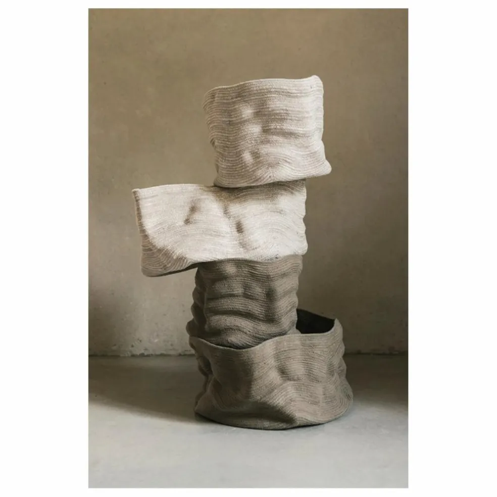 Panier de rangement Stonewashed | Marron