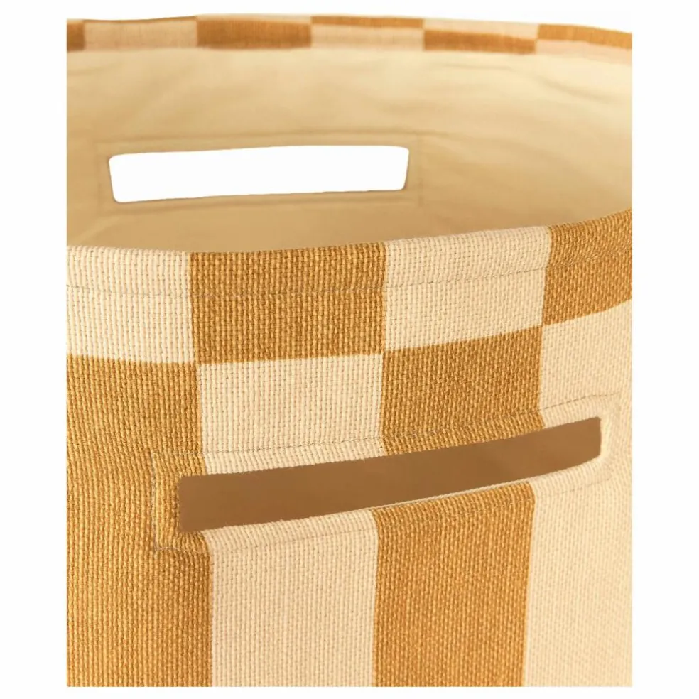 Panier de rangement Vibes | Jaune moutarde