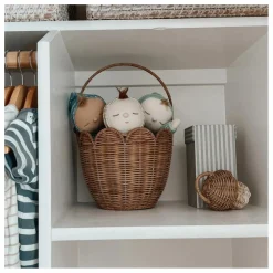 Panier en rotin Petal