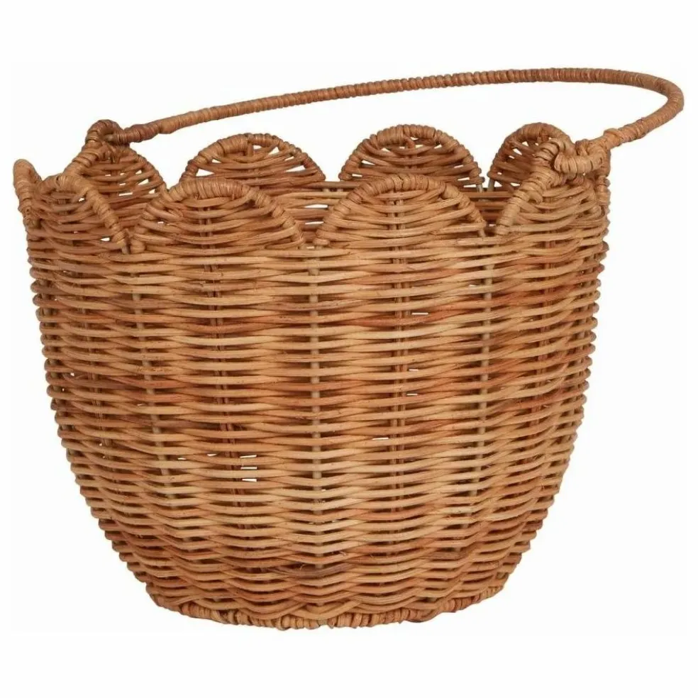 Panier en rotin Petal