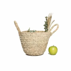 Panier enfant en feuille de palmier