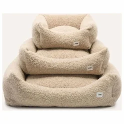 Panier pour chien en bouclette Snozy | Beige