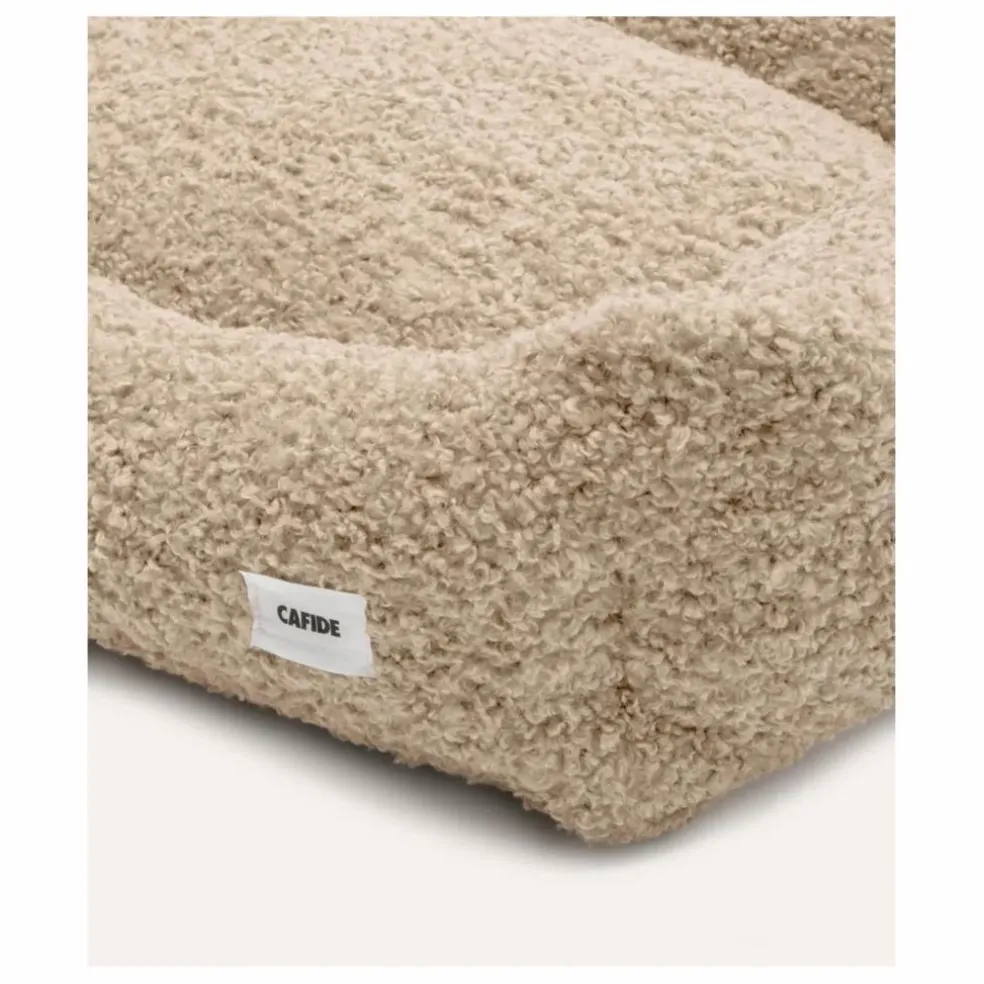 Panier pour chien en bouclette Snozy | Beige
