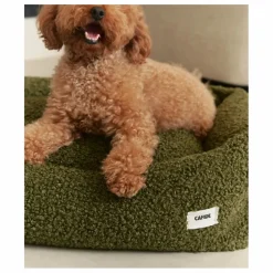 Panier pour chien en bouclette Snozy | Vert