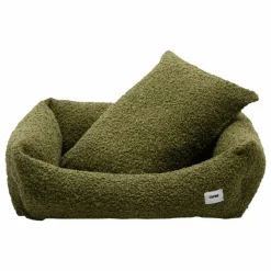 Panier pour chien en bouclette Snozy | Vert