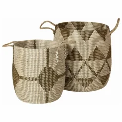 Paniers de rangement - Set de 2 | Beige