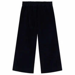 Pantalon à Pont Velous Côtelé | Bleu nuit