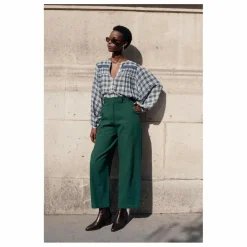 Pantalon Almosi - Collection Femme | Vert émeraude
