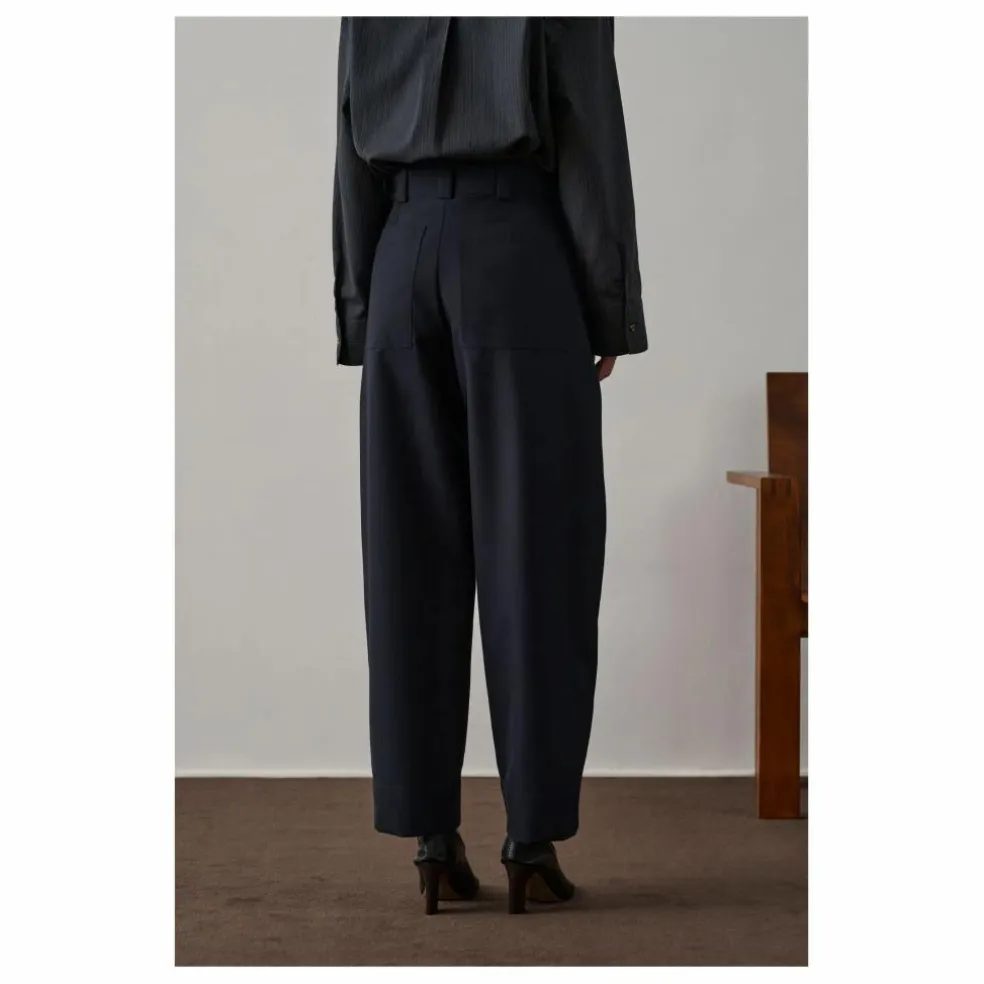 Pantalon Alouette Laine Vierge | Bleu marine