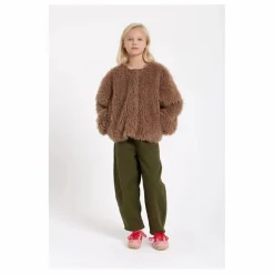 Pantalon Balloon Brodé Gianna Twill | Vert kaki