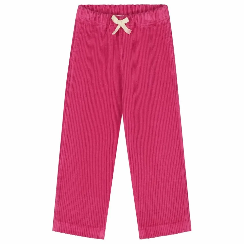 Pantalon Beau Velours Côtelé Bio | Rose fuschia
