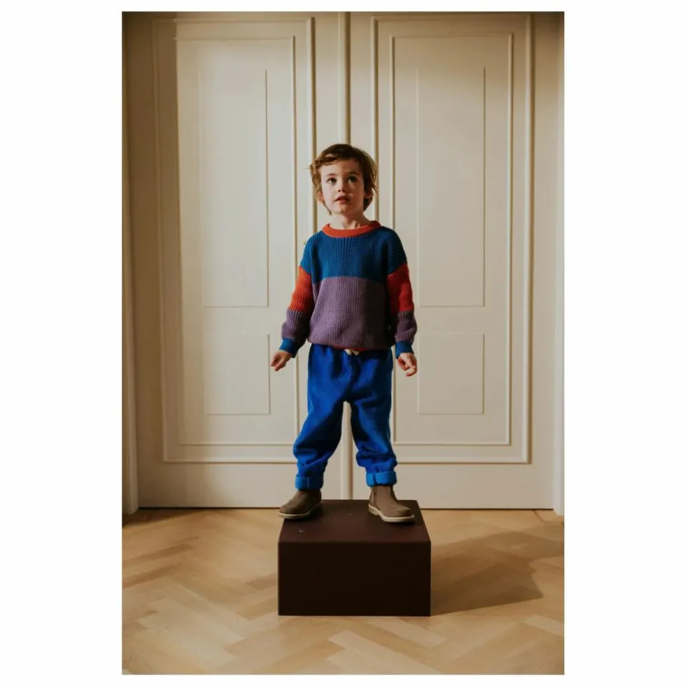 Pantalon Beau Velours Côtelé Bio | Cobalt
