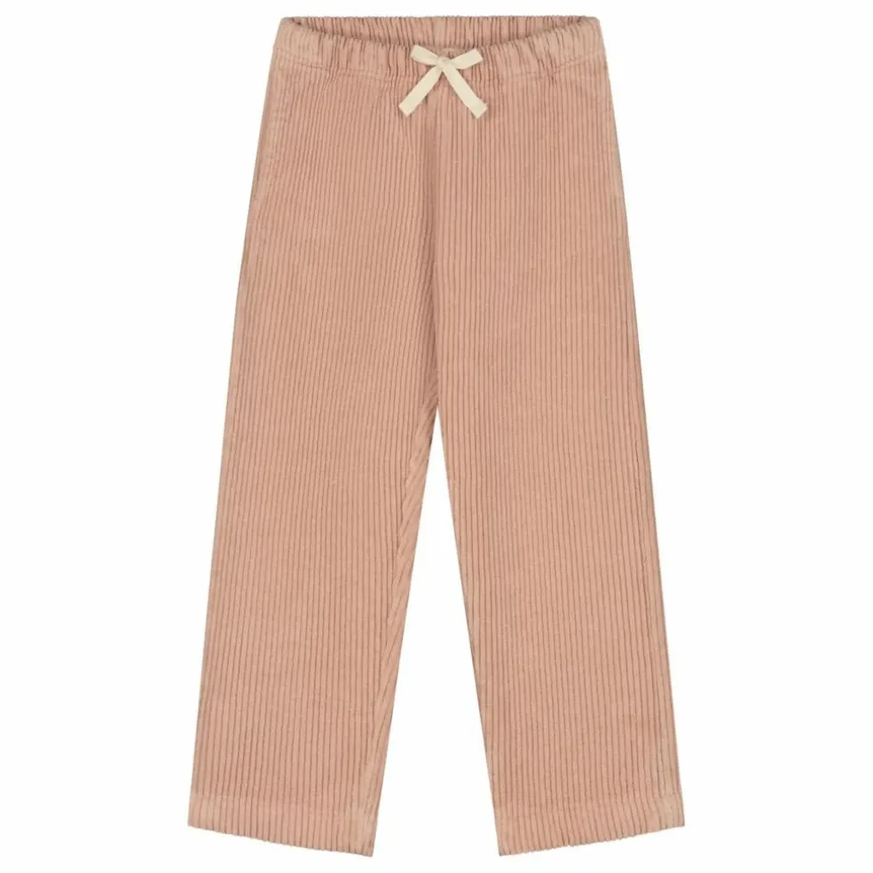 Pantalon Beau Velours Côtelé Bio | Rose pâle