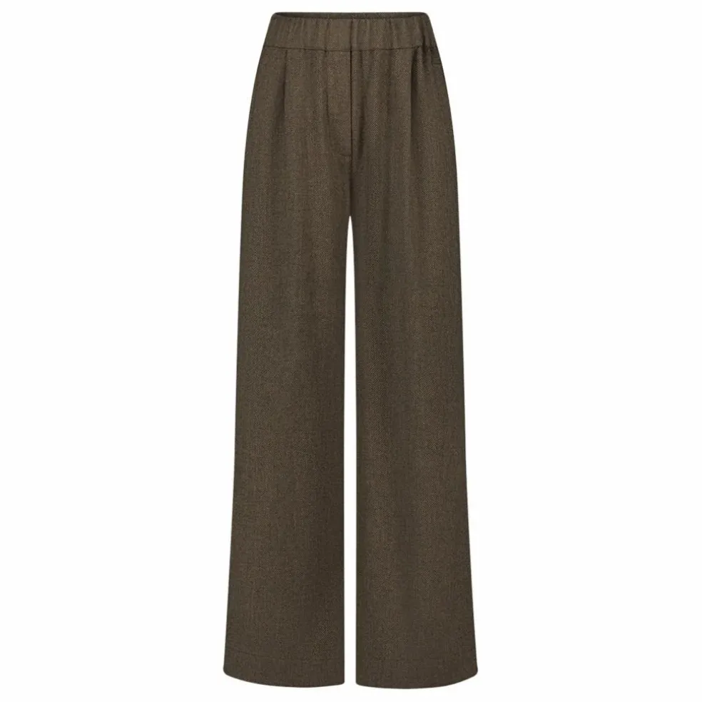 Pantalon Benji Tweed | Marron