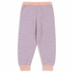 Pantalon Berle Rayé Laine | Violet