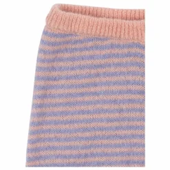 Pantalon Berle Rayé Laine | Violet
