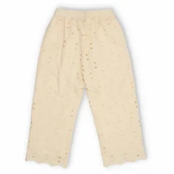 Pantalon Broderie Anglaise Creta | Beige