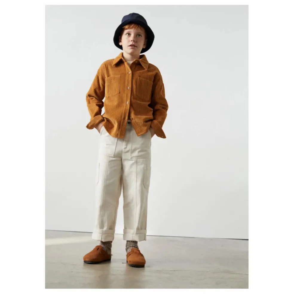 Pantalon Cargo Billie Coton Responsable | Ecru