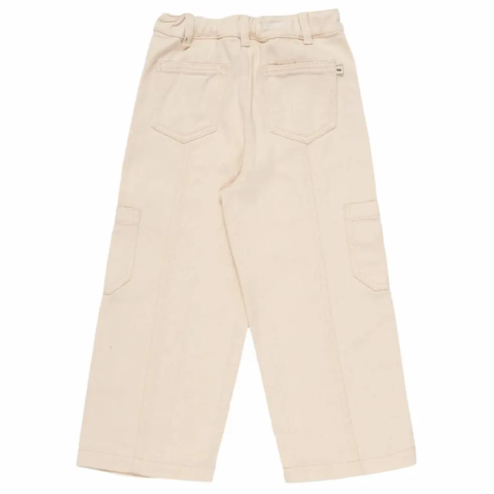 Pantalon Cargo Billie Coton Responsable | Ecru