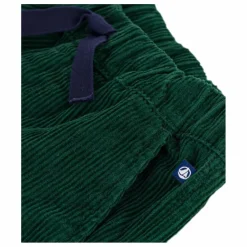 Pantalon Cargo Velours Côtelé Coton Bio | Vert sapin