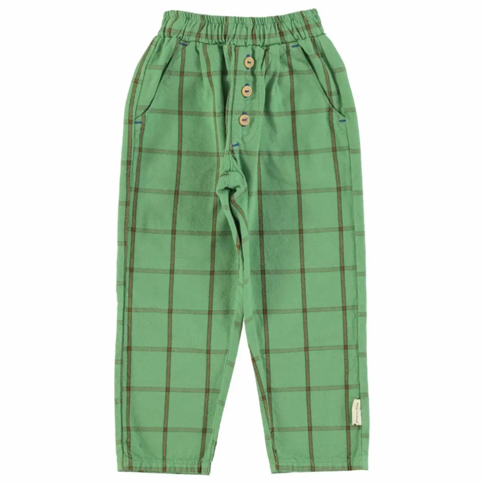Pantalon Carreaux | Vert