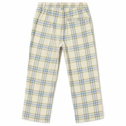 Pantalon Carreaux | Ecru