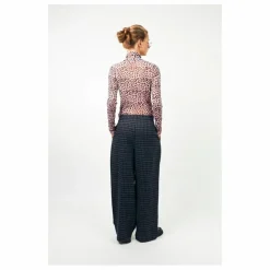 Pantalon Carreaux Zola | Bleu foncé