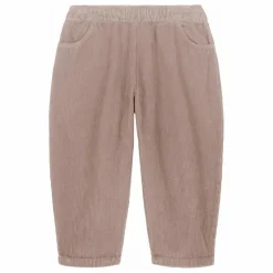 Pantalon Carrot Velours Côtelé Coton Bio | Mauve
