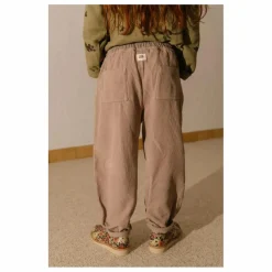 Pantalon Carrot Velours Côtelé Coton Bio | Mauve