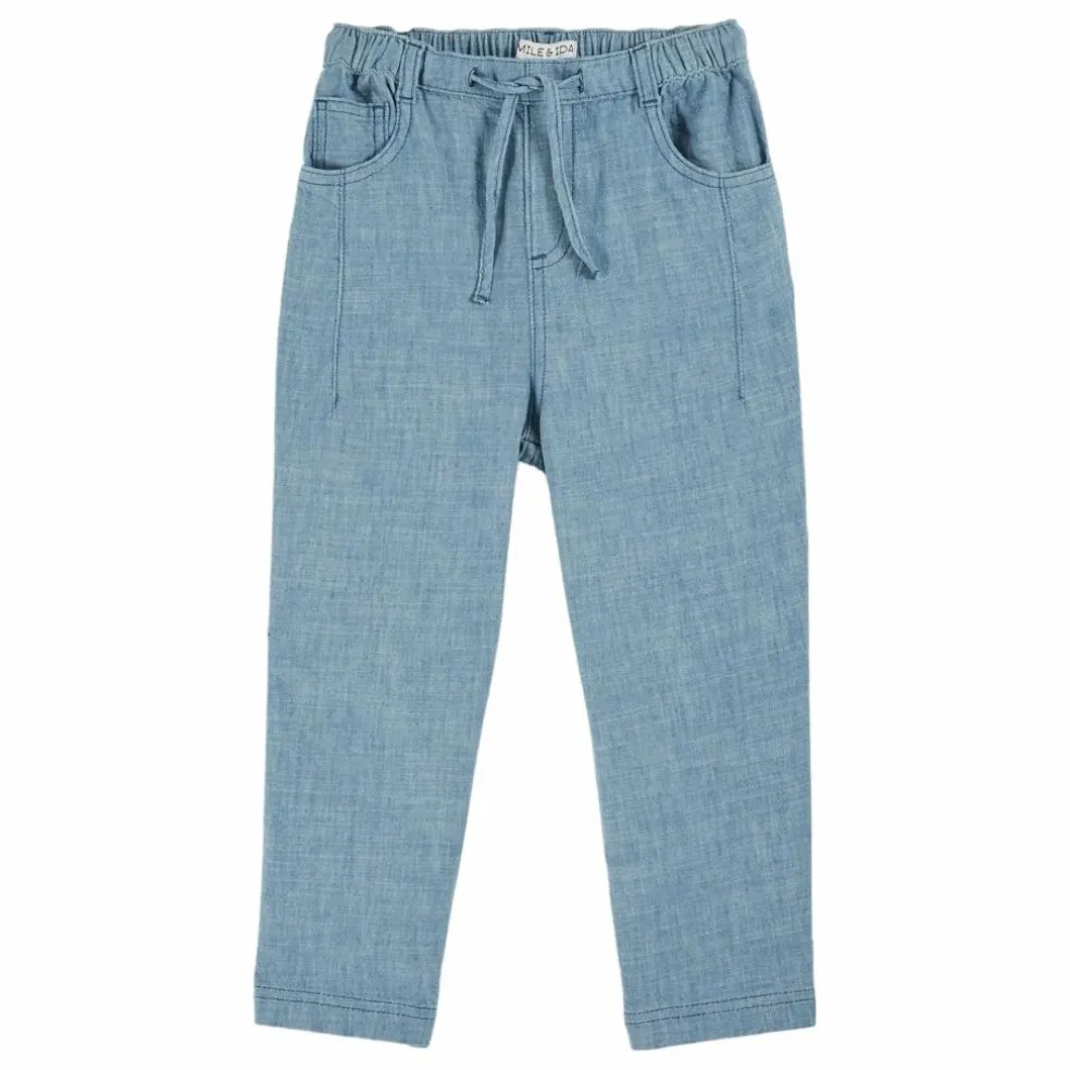 Pantalon Chambray | Bleu