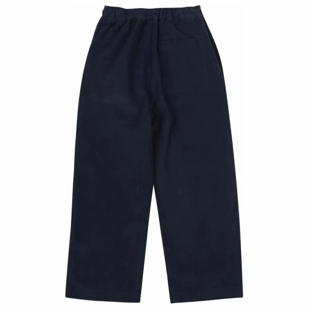 Pantalon Check Mate Velours Côtelé | Bleu marine