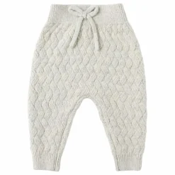 Pantalon Chiné Maille Fibres Recyclées | Bleu pâle