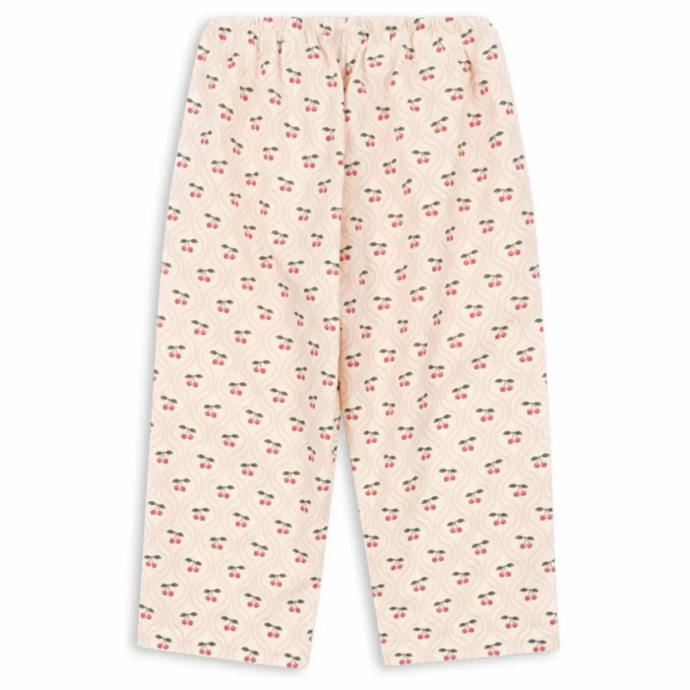 Pantalon Cianna Cerises Coton Bio | Rose pâle