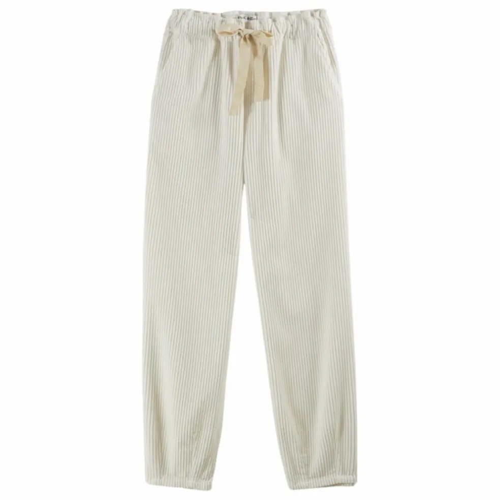 Pantalon Clark Velours Côtelé | Ecru