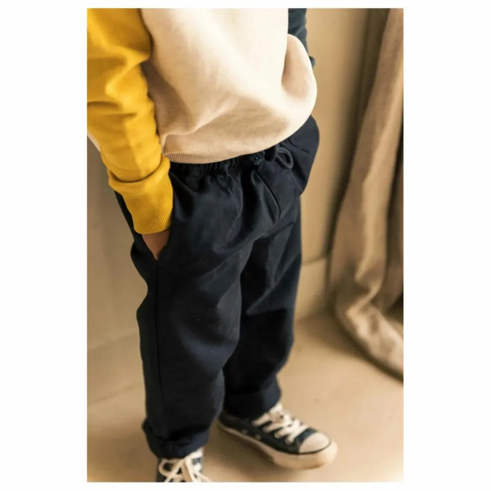 Pantalon Comfy Coton Bio | Bleu marine
