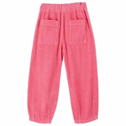 Pantalon Cordon Velours Côtelé | Rose bonbon